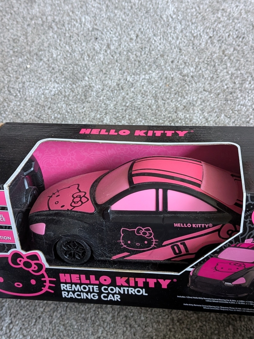 Hello Kitty Pink Remote Control Racing Car - Kids Toy